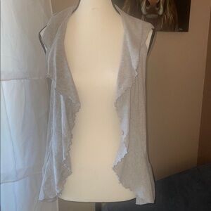 Pink Rose Light Gray Knit Cardigan